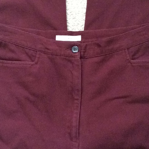 Jones Sport stretch burgundy stretch jeans - Picture 3 of 5